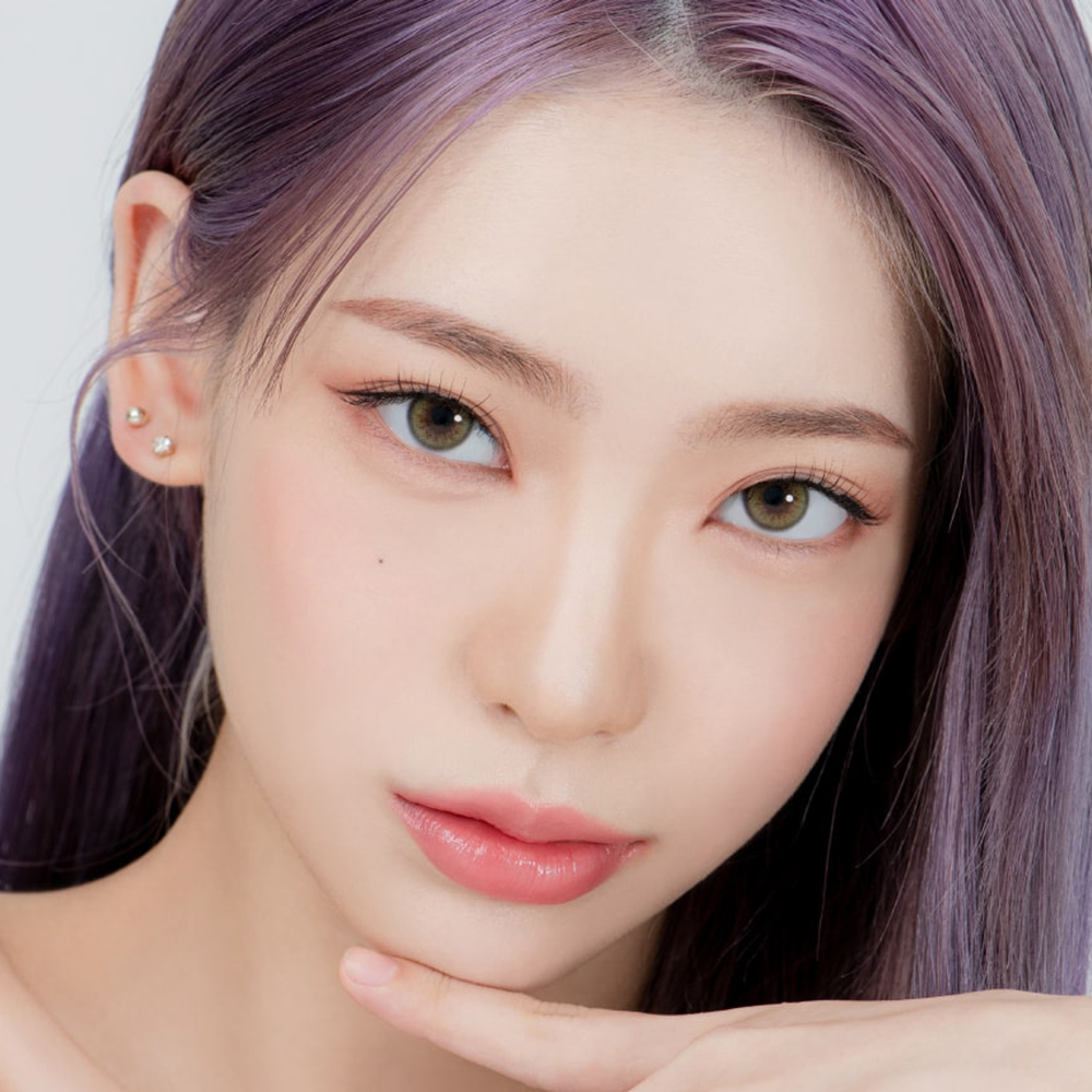 [렌즈랑] 리얼 카키 그린 (1+1)